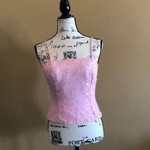 Beaded Silk Cami